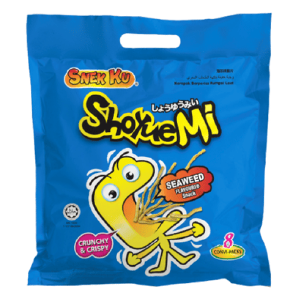 SNEK KU SHOYUE MI 14G*8 SEAWEED FLAVOUR