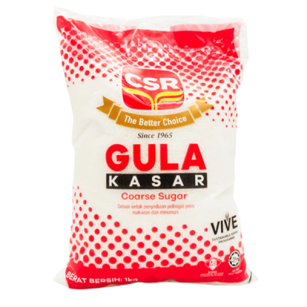 CSR COARSE SUGAR 1KG (##)