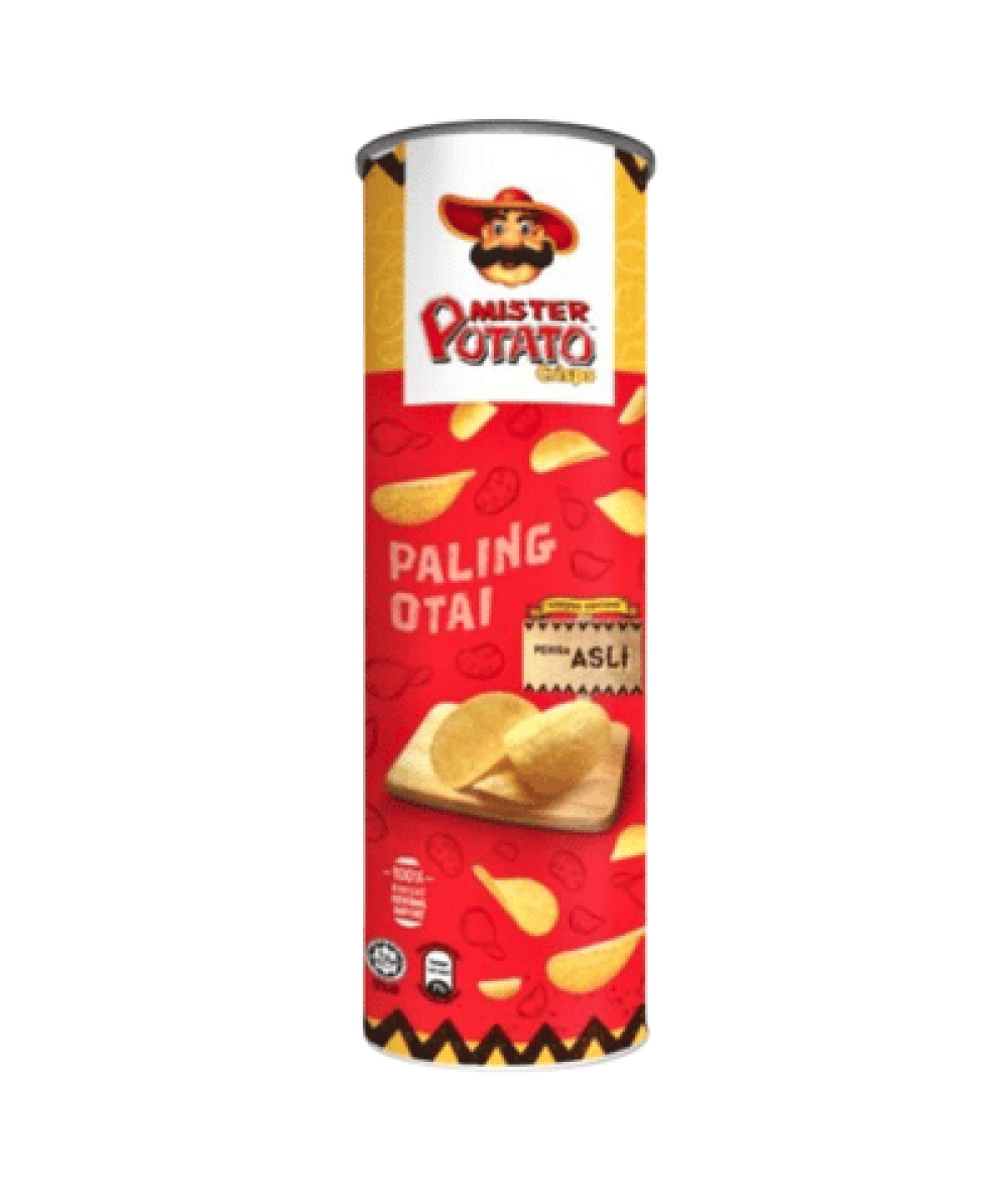 MISTER POTATO CRISPS 125G ORIGINAL