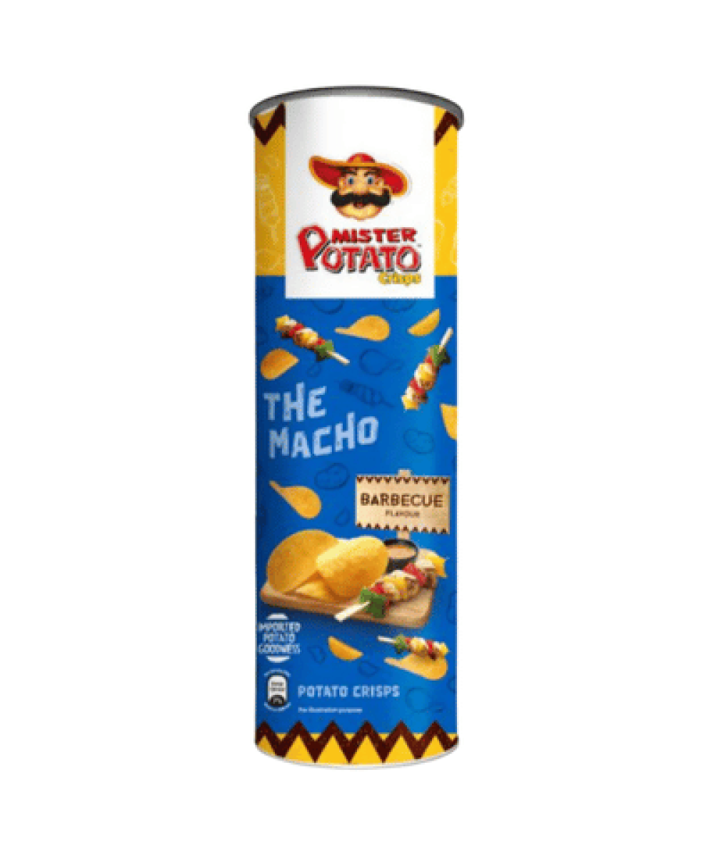 MISTER POTATO CRISPS 125G BBQ