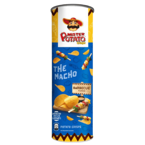 MISTER POTATO CRISPS 125G BBQ
