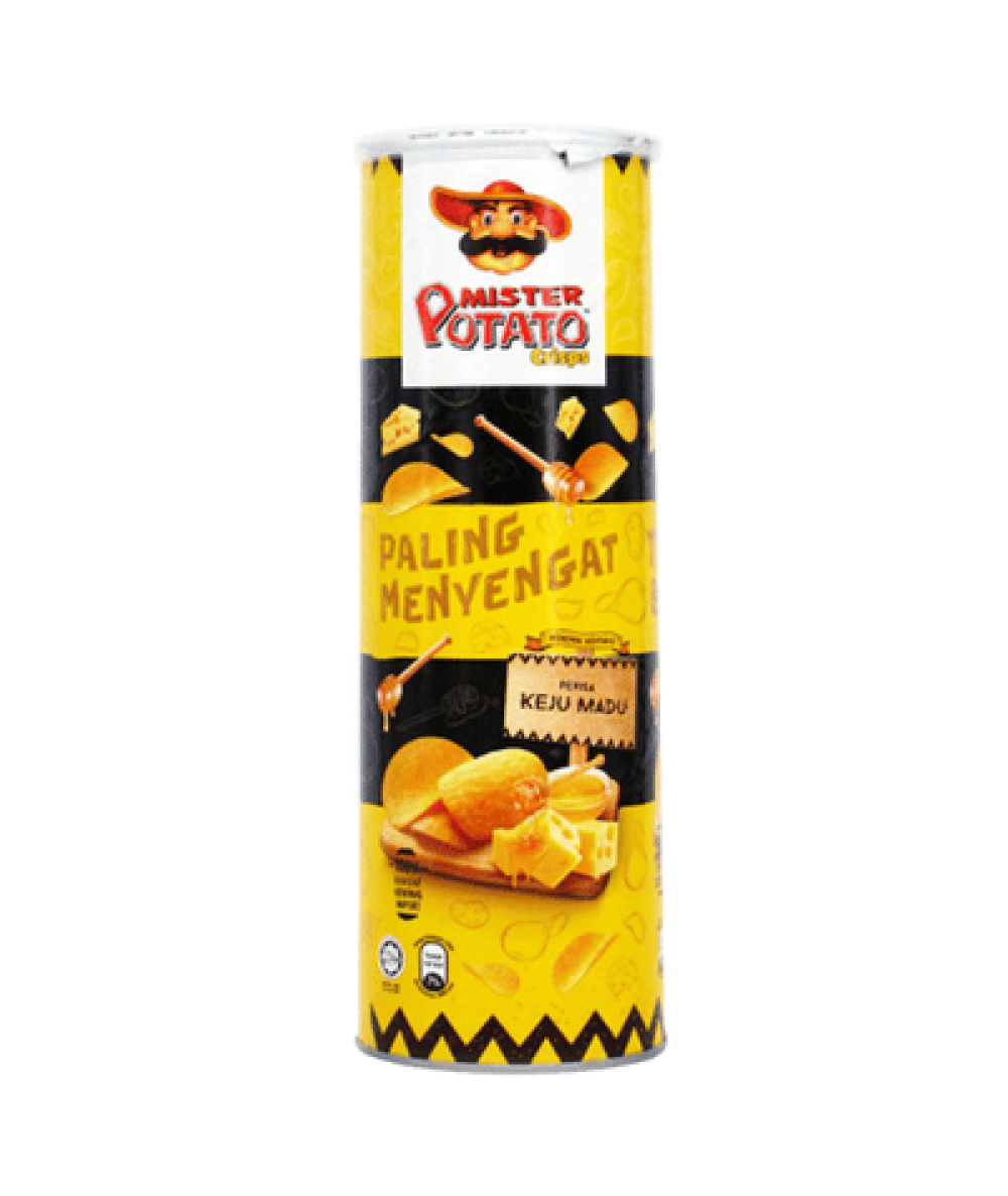 MISTER POTATO CRISPS 125G HONEY CHEESE