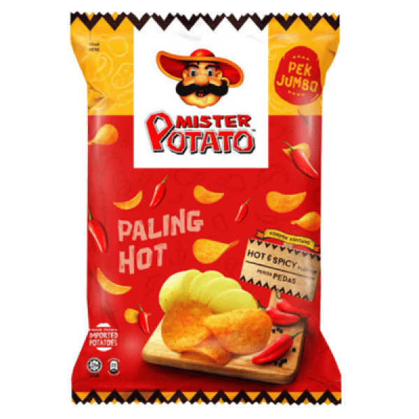MISTER POTATO CHIPS 140G HOT&SPICY 