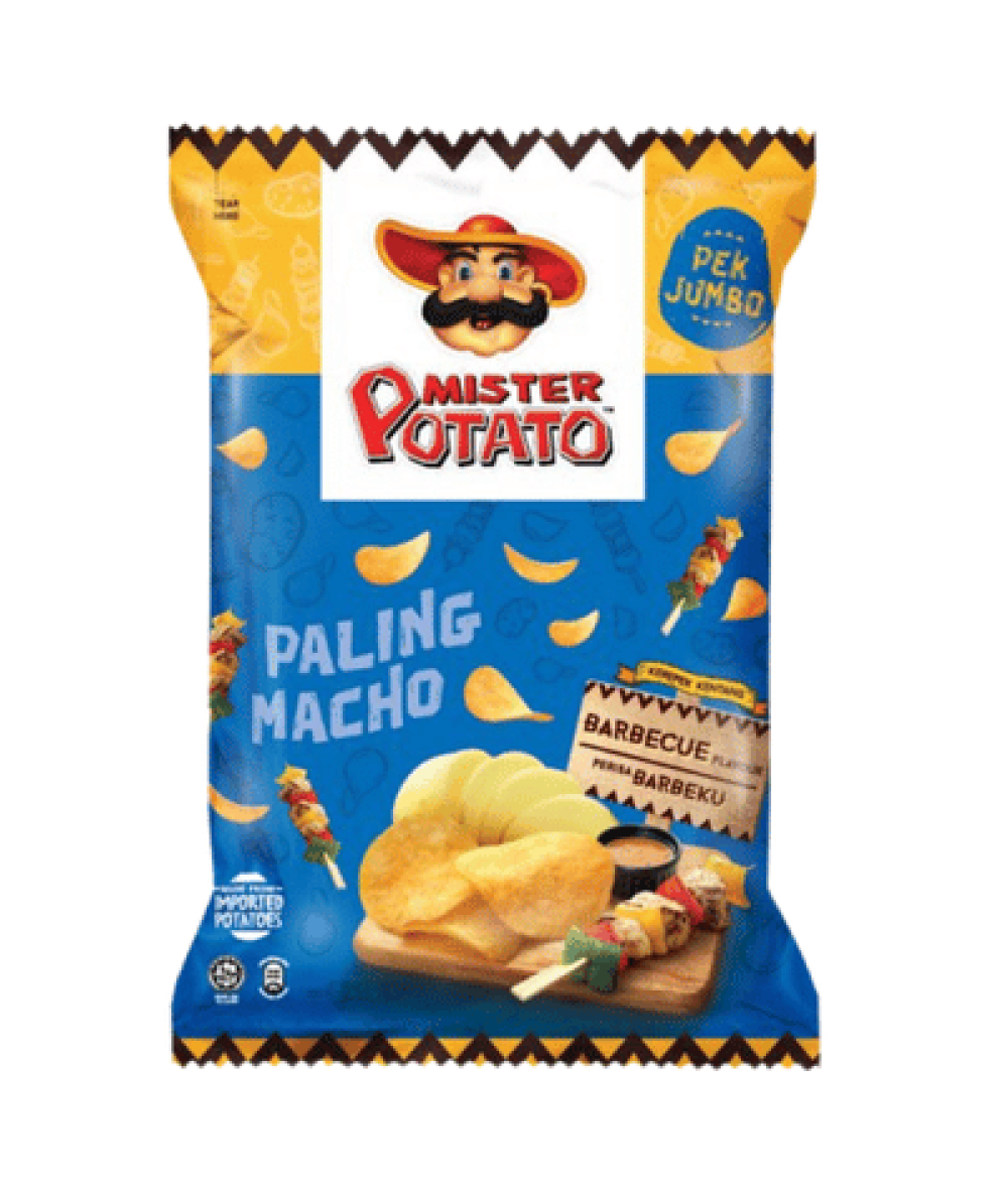 MISTER POTATO CHIPS 140G BARBECUE