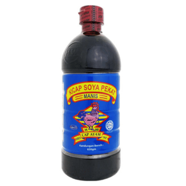 HW CAP AYAM DARK SOYA SAUCE 630ML (###)