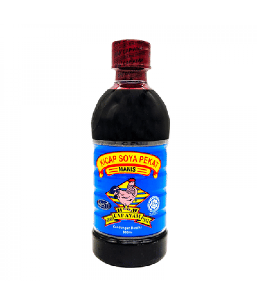 HW CAP AYAM DARK SOYA SAUCE 330ML (###)