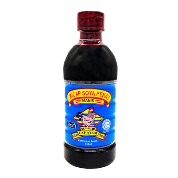 HW CAP AYAM DARK SOYA SAUCE 330ML (###)