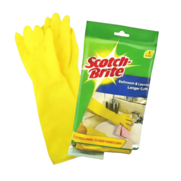 SCOTCH BRITE BROOM LAUNDRY GLOVES 3M S