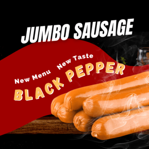 GRILLED JUMBO BLACK PEPPER SAUSAGE