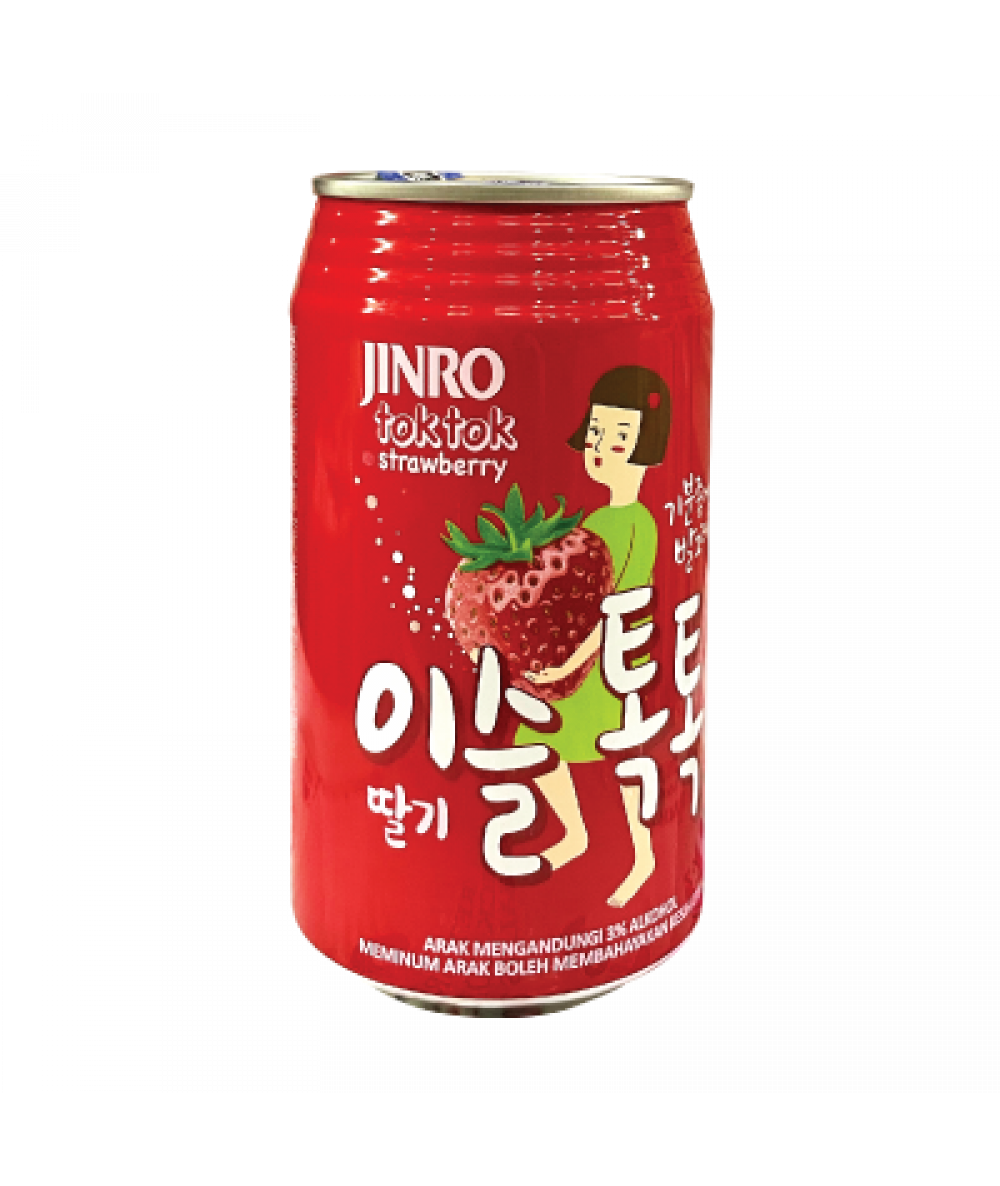*Jinro Tok Tok Strawberry 350ml