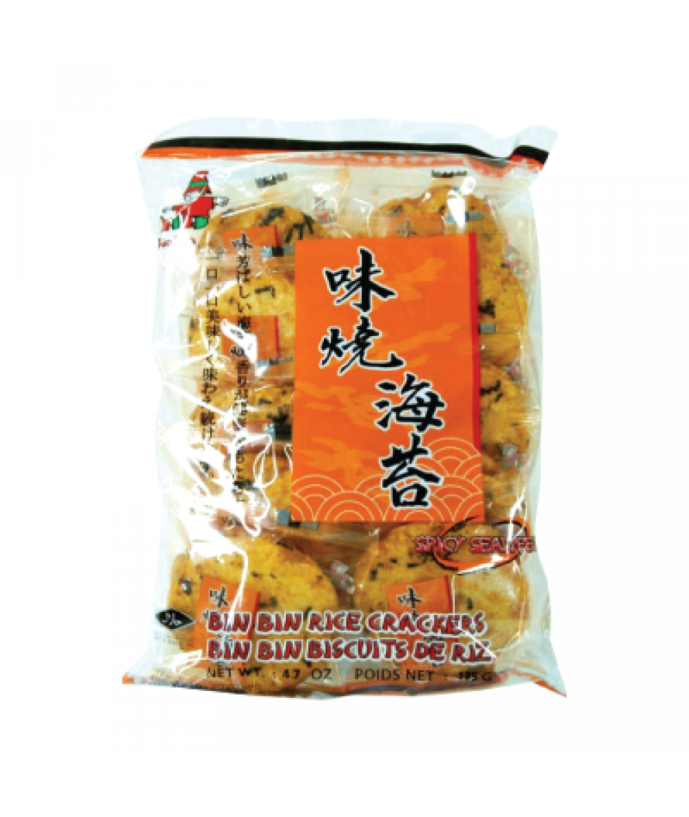 Bin-Bin Spicy Seaweed Rice Cracker 135g