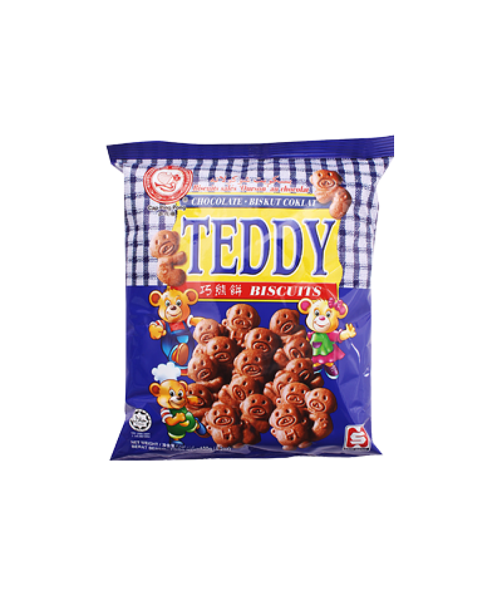 Hup Seng Chocolate Teddy Biskuit 120g