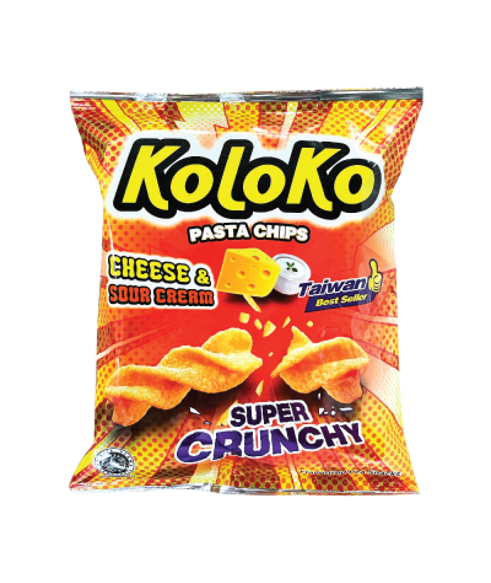 *Koloko P.Chips Cheese & S.Cream Flv 57g