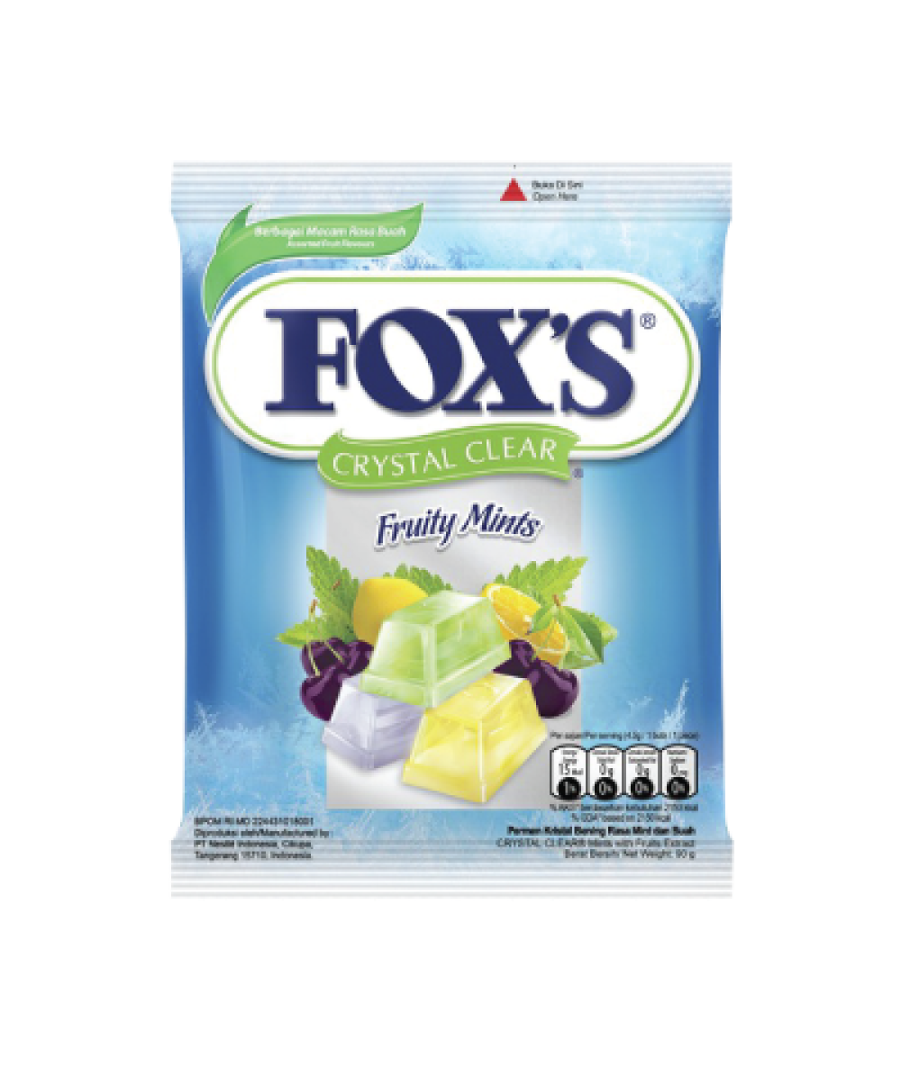 Fox's Candy Fruity Mints Flv 90g