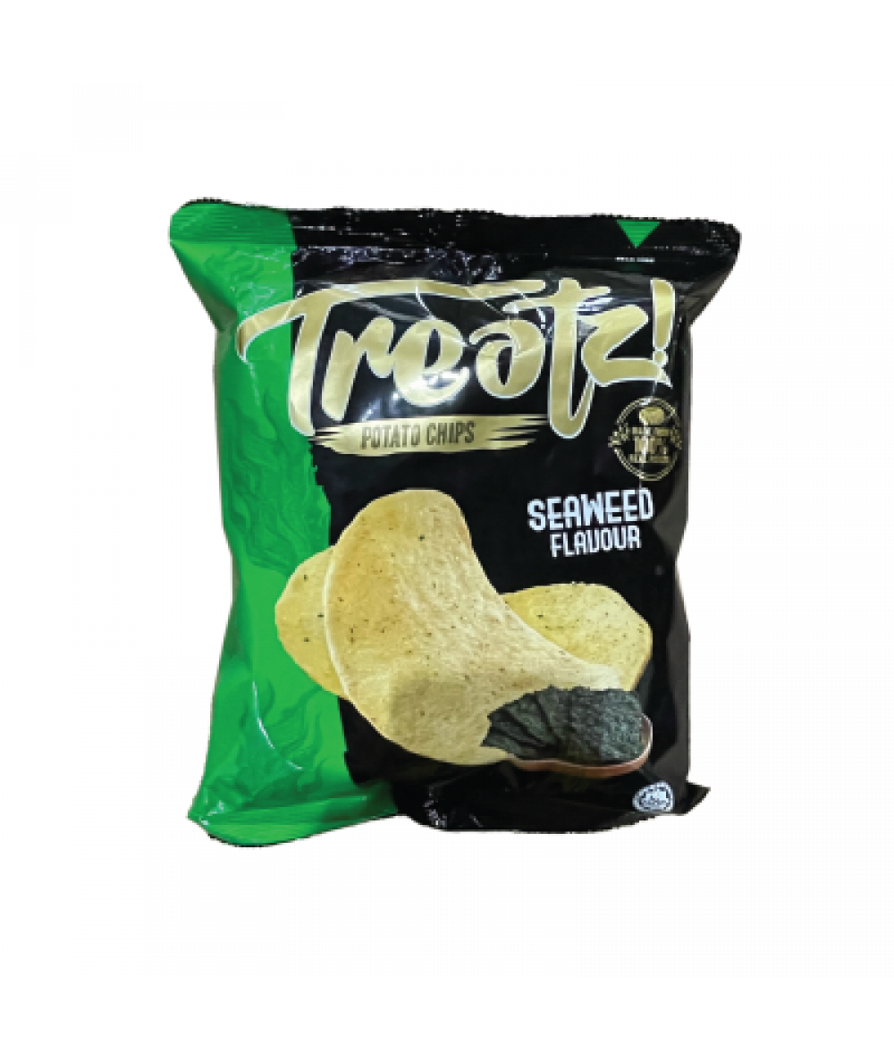 *Treatz Potato Chips Seaweed Flv 60g