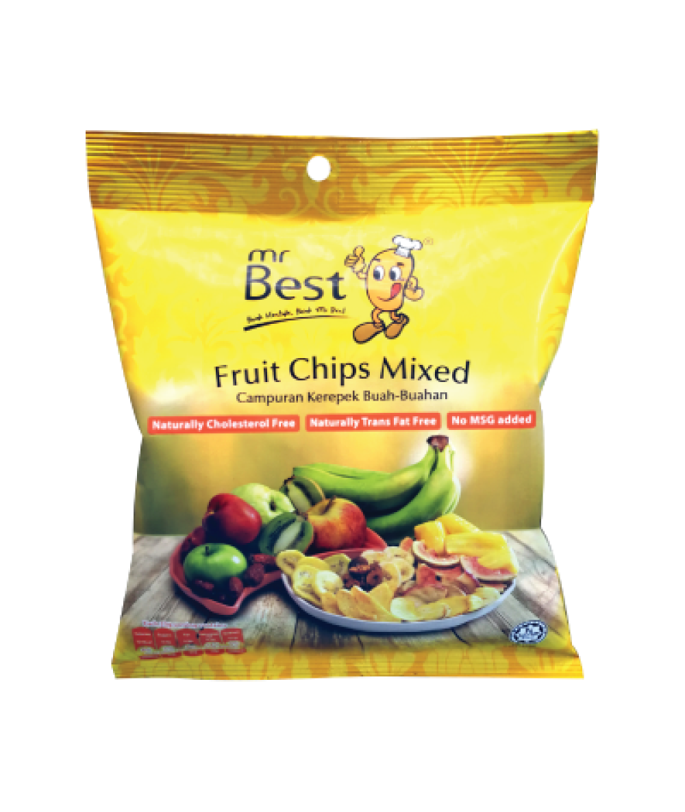 *Mr Best Fruit Chips Mixed 40g