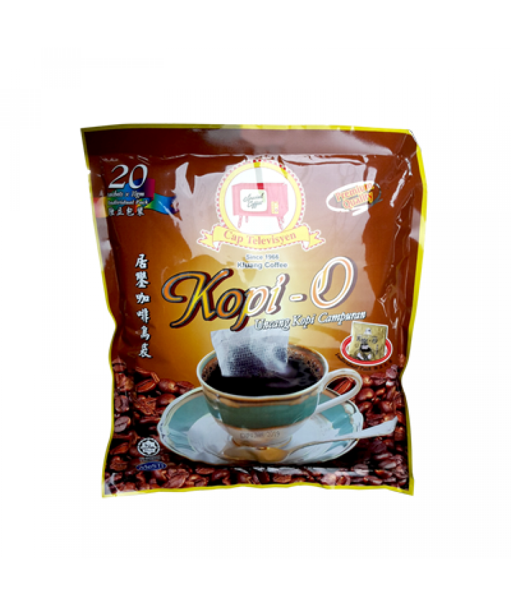 Cap Televisyen Kopi O Kosong 10g*20s