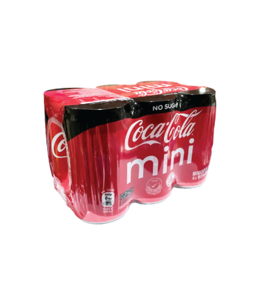 *Coca-Cola Mini No Sugar 180ml*6s