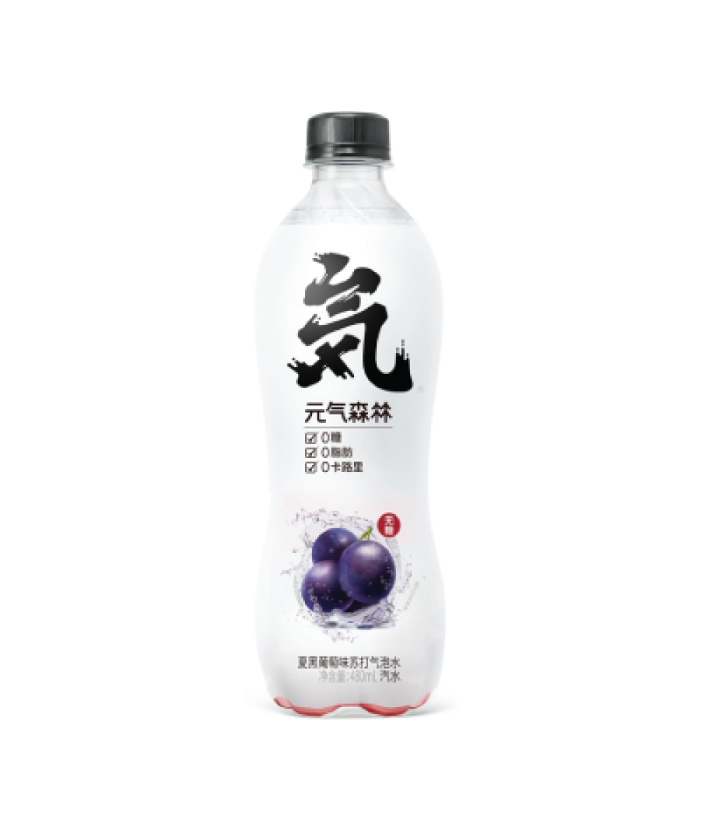 *Genki Forest Sparking Water Grape Flv 480ml
