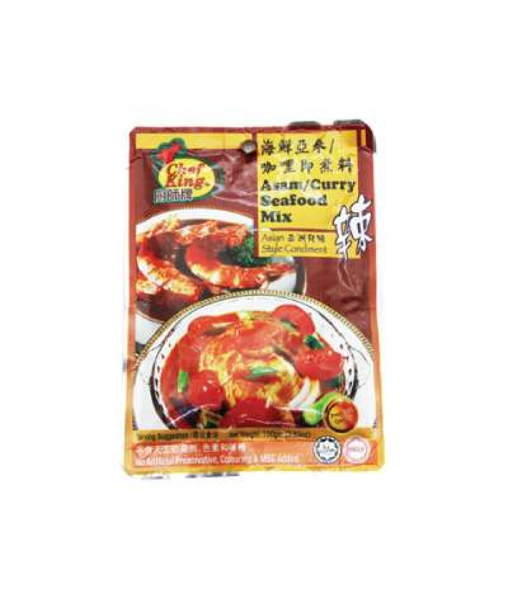 Chef King Asam Curry Seafood Mix 100g
