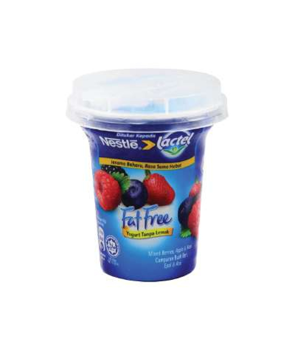 Nestle Lactel Fat Free Yogurt Mixberry 125g