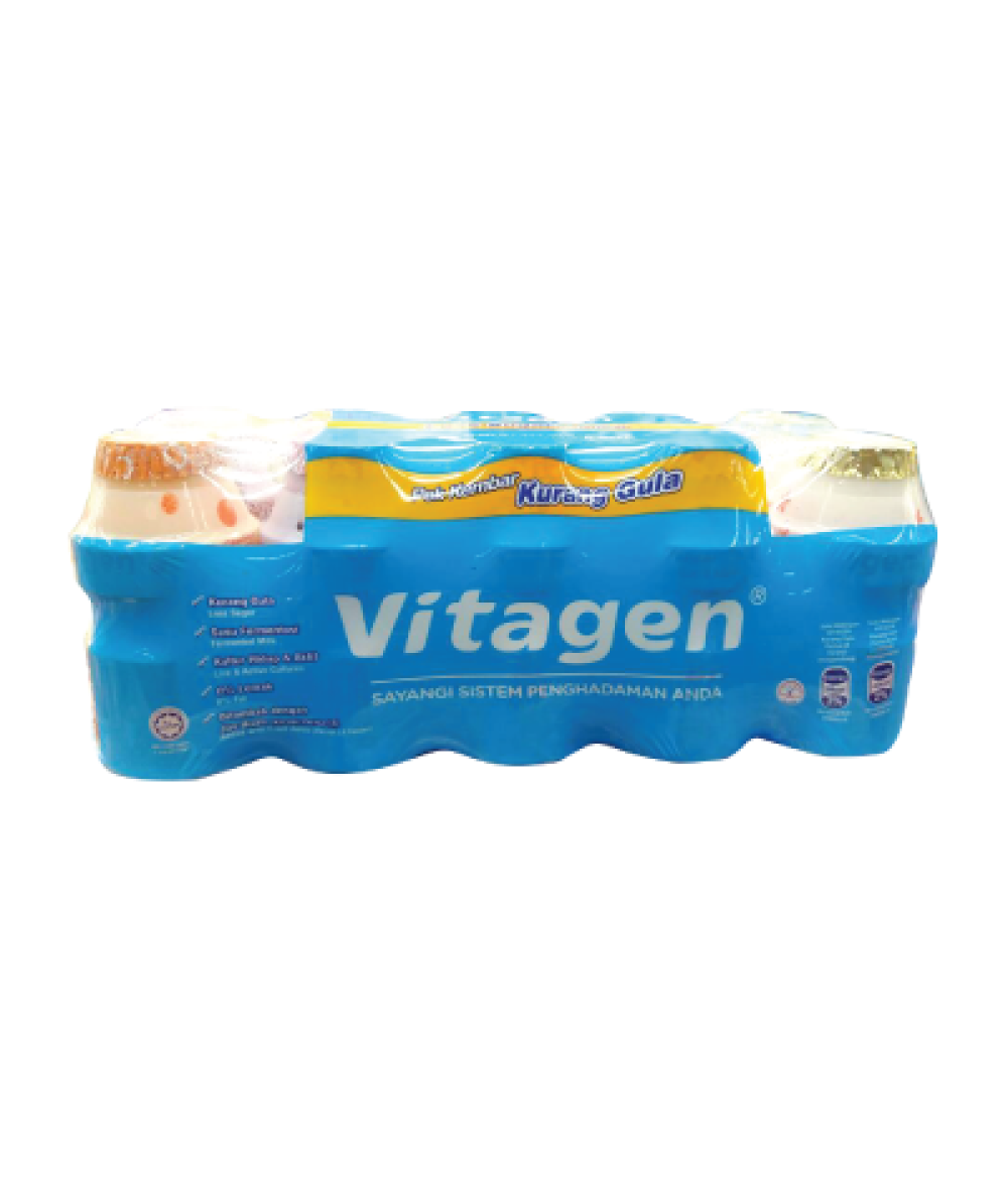 Vitagen Less Sugar Assorted 125ml - Twins Pack 