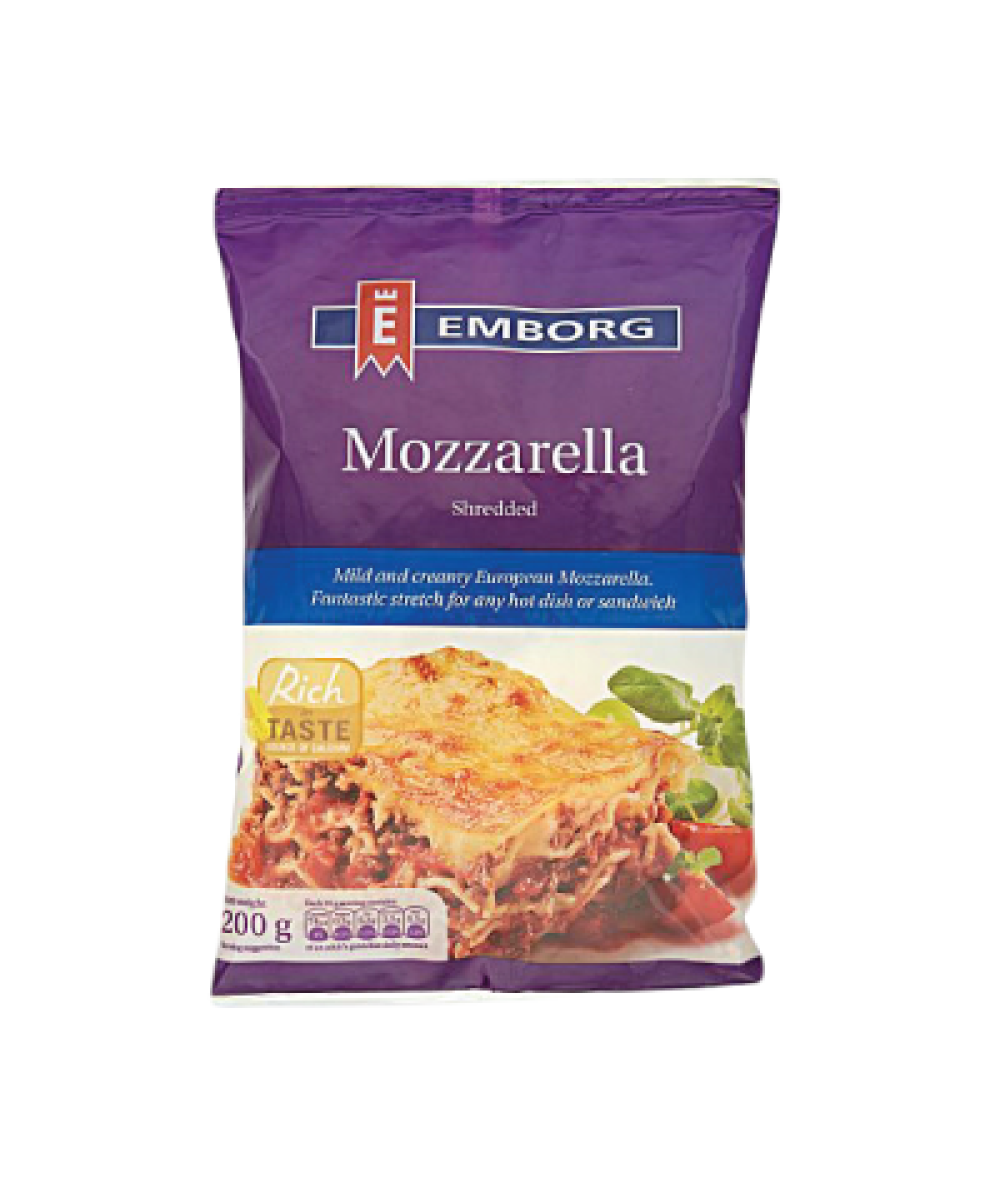 Emborg Shredded Mozzarella 200g