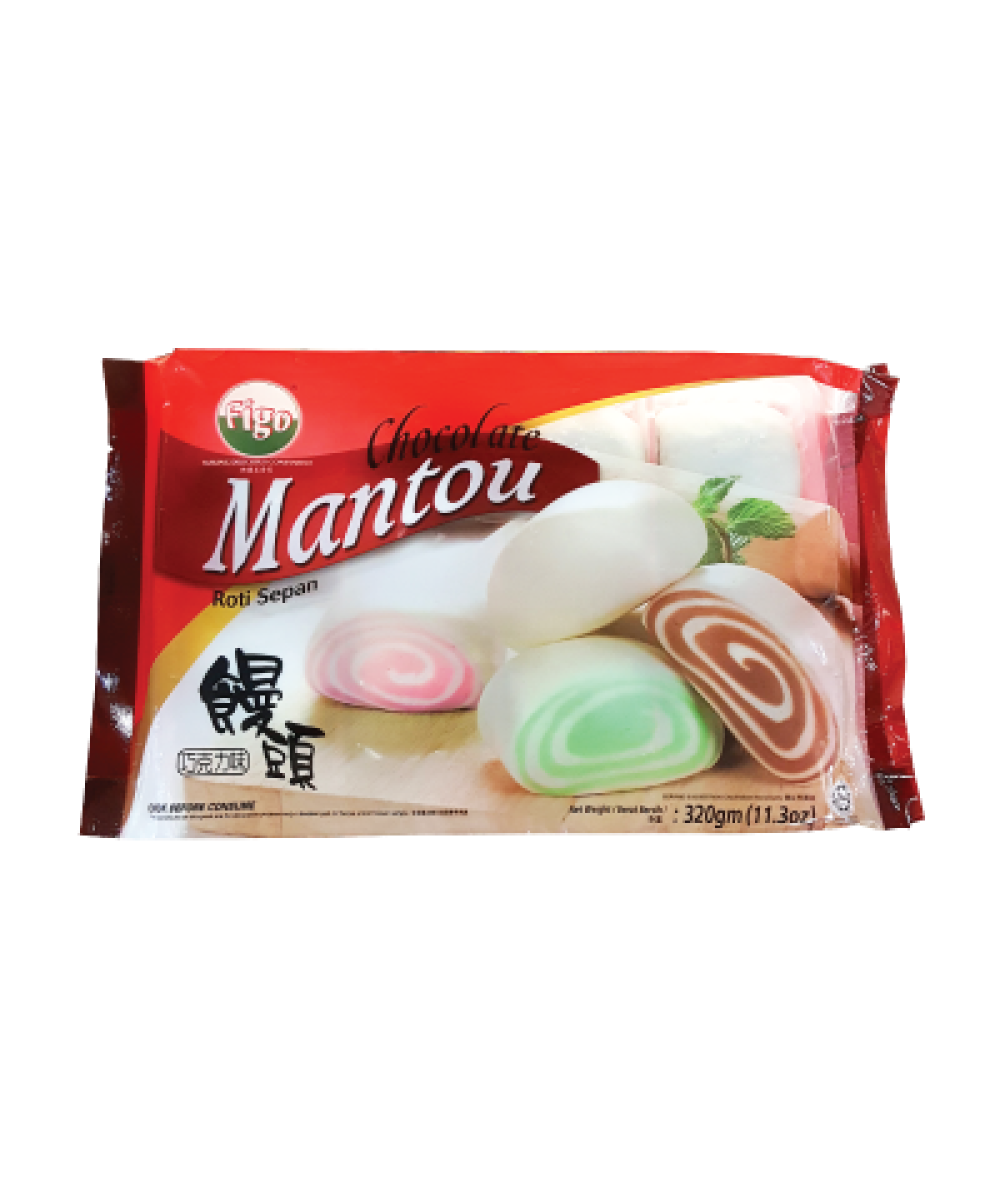 Figo Mantou Chocolate 320g 馒头巧克力味