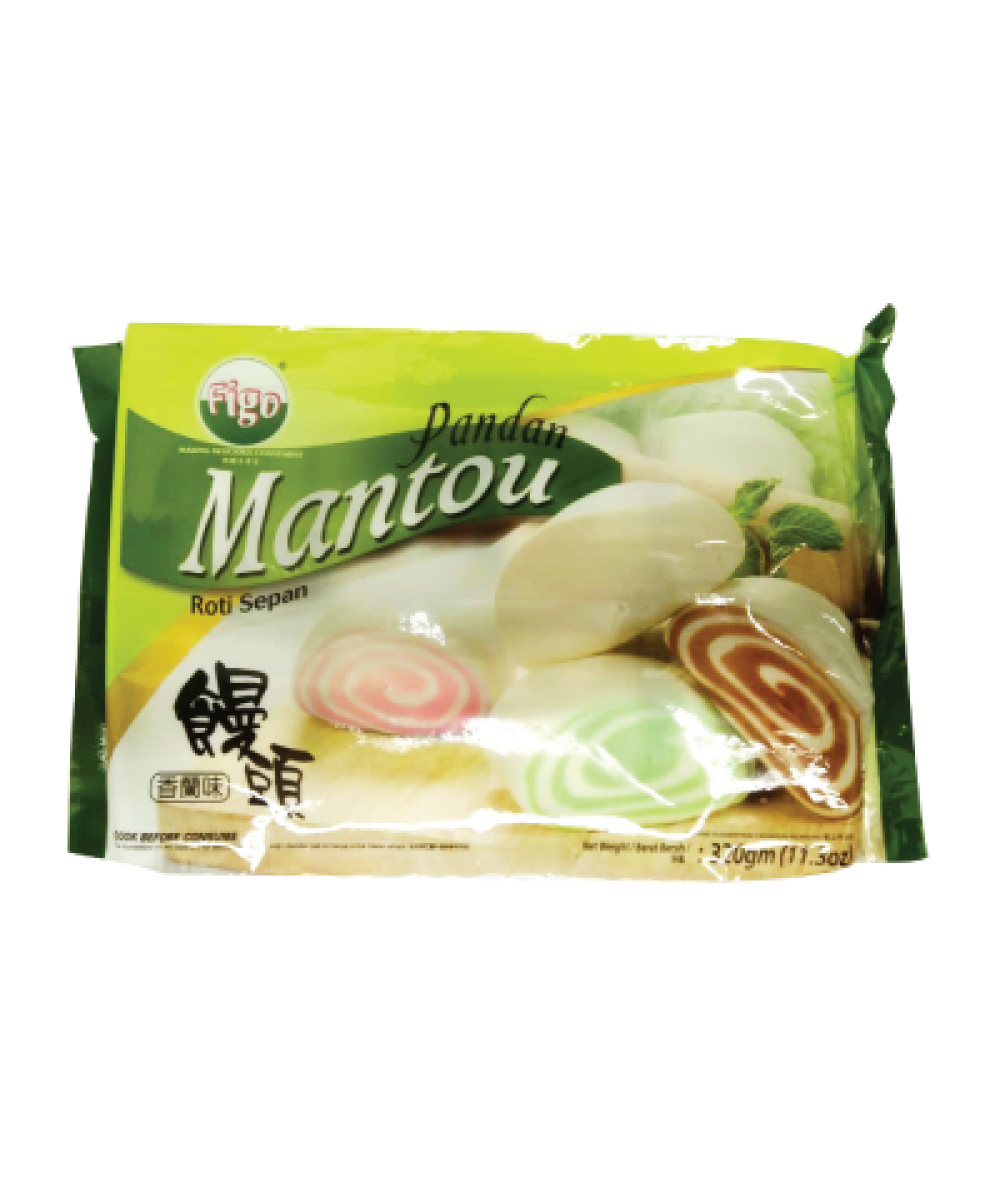 Figo Mantou Pandan 320g 馒头香兰味