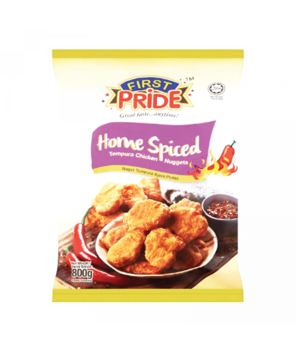 *First Pride Home Spiced Chic Nugget 800g