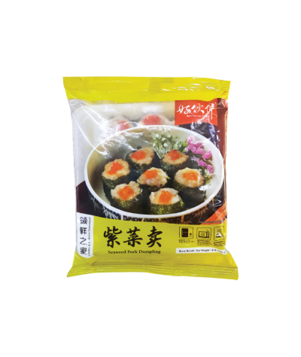 Best Partner Seaweed Pork Dumpling 225g 紫菜卖