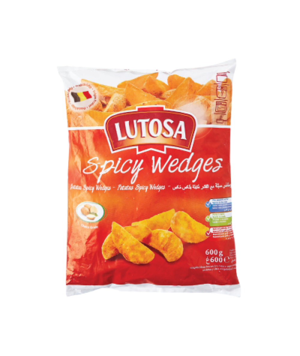 *Lutosa Spicy Wedges 600g