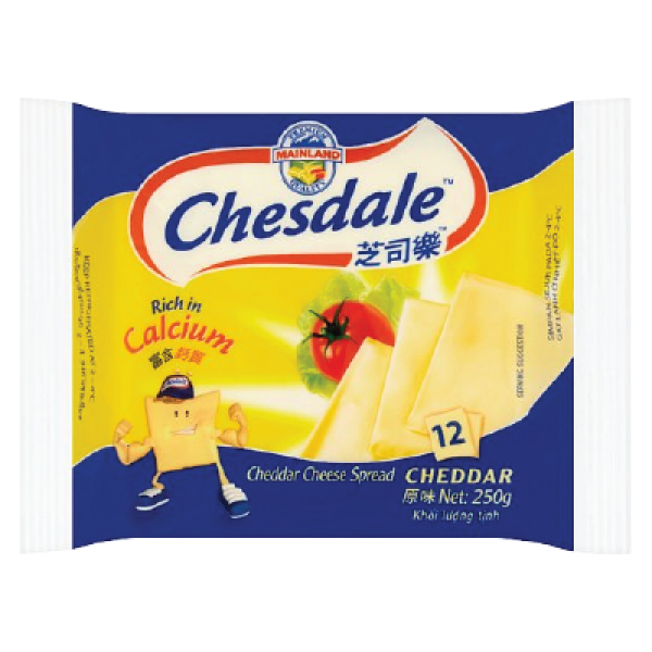 CHESDALE CHEESE ( 12'S 250G)